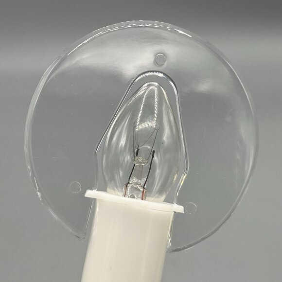 2 Electric Window Christmas Candle Lights Halo w/ Sensors Dusk to Dawn Plug-In - Picture 6 of 9